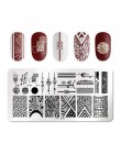 Pict You 8ml tłoczenie lakier do paznokci kolor czarny biały czerwony lakier do paznokci lakier do paznokci DIY Design tłoczenie