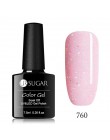 UR SUGAR 7.5ml holograficzny brokatowy lakier do paznokci błyszczące błyszczące cekiny lakier UV żel Rainbow laserowe usuwanie ż