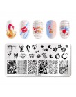 Pict You 8ml tłoczenie lakier do paznokci kolor czarny biały czerwony lakier do paznokci lakier do paznokci DIY Design tłoczenie