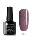 UR SUGAR 7.5ml holograficzny brokatowy lakier do paznokci błyszczące błyszczące cekiny lakier UV żel Rainbow laserowe usuwanie ż