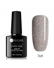 UR SUGAR 7.5ml holograficzny brokatowy lakier do paznokci błyszczące błyszczące cekiny lakier UV żel Rainbow laserowe usuwanie ż