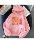 Bluza z kapturem shiba inu Harajuku śmieszne bluzy damskie Ullzang śliczne koreańskie Style jesienno-zimowa bluza kawaii 90s z k