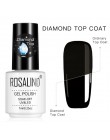 ROSALIND Base Top Primer matowy żelowy lakier do paznokci Semi permanentny lakier do paznokci żel wzmacniający bez żelu do wycie