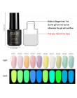 1 sztuk 7ml polski paznokci żel UV noc świecące w ciemności fluorescencyjne usuwanie żelowych paznokieci polski Semi permanentny