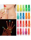 20 kolorów cukierki Nail Art Luminous farba lakier do paznokci Neon lakier do paznokci Luminous fluorescencyjny żel do paznokci 