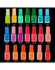 20 kolorów cukierki Nail Art Luminous farba lakier do paznokci Neon lakier do paznokci Luminous fluorescencyjny żel do paznokci 