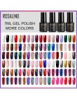 ROSALIND lakier do paznokci żel do zestaw do manicure potrzebujesz UV podstawa do lampy led warstwa wierzchnia UV hybrydowy Neon