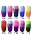 ROSALIND żelowy lakier do paznokci 7ml zmiana temperatury UV kolor Semi Permanent Vernis do paznokci artystyczny manicure usuwan