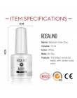 ROSALIND biały kwiat Halo barwienie powietrza suchy Manicure dekoracja kwitnący dla DIY Nail Art podkład top coat lakiery hybryd