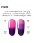 ROSALIND żelowy lakier do paznokci 7ml zmiana temperatury UV kolor Semi Permanent Vernis do paznokci artystyczny manicure usuwan