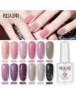 ROSALIND Neon Gel polski 15ML lakier hybrydowy do paznokci Manicure brokat biały Vernis półtrwały do lampy led uv Nail Art podkł