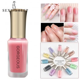 Subtransparent lakier do paznokci galaretki przezroczysty lakier do paznokci szybkoschnący lakier bezbarwny 10ML Candy Nude Colo