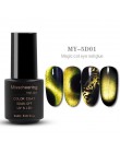 8ml magnetyczny magia 5D oczy kota efekt żel UV lakier do paznokci laserowy lakier brokat gwiaździste do paznokci Soak Off keyge