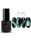 8ml magnetyczny magia 5D oczy kota efekt żel UV lakier do paznokci laserowy lakier brokat gwiaździste do paznokci Soak Off keyge