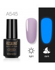 ROSALIND Neon żelowy lakier do paznokci Luminous hybrydowy lakier do Manicure Top żel bazowy na paznokcie sztuka żelowy lakier d