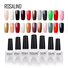 Rosalind 10ml 01-58 kolorowy żelowy lakier do paznokci biała butelka jasny kolorowy żel lakier do tłoczenia UV LED lakier żelowy