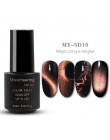 8ml magnetyczny magia 5D oczy kota efekt żel UV lakier do paznokci laserowy lakier brokat gwiaździste do paznokci Soak Off keyge