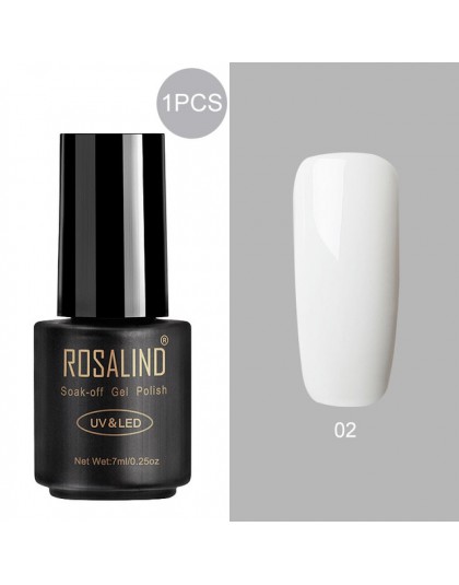 ROSALIND lakier do paznokci żel do zestaw do manicure potrzebujesz UV podstawa do lampy led warstwa wierzchnia UV hybrydowy Neon