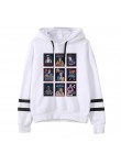 Kpop Stranger Things bluza z kapturem kobieta bluzy z kapturem bluzy Kawaii w koreańskim stylu oversize Harajuku bluza z kapture