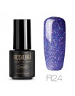 ROSALIND lakier do paznokci żelowy lakier do paznokci hybrydowy 7ML Rainbow Vernis Semi Permanant Nail artystyczny manicure do p