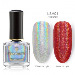 BORN PRETTY wrażliwe na światło graficzny lakier do paznokci 6ml różowy srebrny połysk brokatowym kolorze zmieniający lakier do 