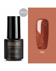 ROSALIND lakier do paznokci żel do zestaw do manicure potrzebujesz UV podstawa do lampy led warstwa wierzchnia UV hybrydowy Neon