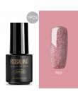 ROSALIND lakier do paznokci żel do zestaw do manicure potrzebujesz UV podstawa do lampy led warstwa wierzchnia UV hybrydowy Neon