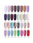 NEE JOLIE lakier do paznokci 3.5ml Glimmer perłowy połysk lakier do paznokci kawa szara seria Glitter Nail artystyczny Design la