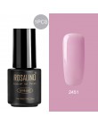 ROSALIND lakier do paznokci żel do zestaw do manicure potrzebujesz UV podstawa do lampy led warstwa wierzchnia UV hybrydowy Neon