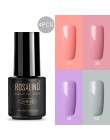 ROSALIND lakier do paznokci żel do zestaw do manicure potrzebujesz UV podstawa do lampy led warstwa wierzchnia UV hybrydowy Neon