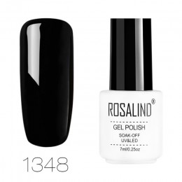 ROSALIND Gel 1S klasyczna biała butelka 60 kolorowy żel do paznokci polski długotrwały lakier UV do paznokci