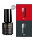 ROSALIND lakier do paznokci żel do zestaw do manicure potrzebujesz UV podstawa do lampy led warstwa wierzchnia UV hybrydowy Neon