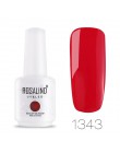 ROSALIND Neon Gel polski 15ML lakier hybrydowy do paznokci Manicure brokat biały Vernis półtrwały do lampy led uv Nail Art podkł