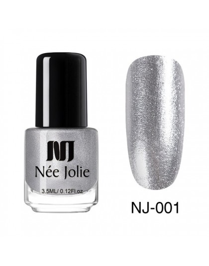NEE JOLIE 3.5ml Glitter lakier do paznokci Glimmer różowy fioletowy złoty lakier do paznokci Design trwały lakier do paznokci 24