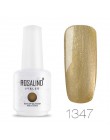 ROSALIND Neon Gel polski 15ML lakier hybrydowy do paznokci Manicure brokat biały Vernis półtrwały do lampy led uv Nail Art podkł