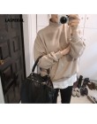 LASPERAL hurtownie śliczne kobiety swetry sweter 9 kolory 2020 kurtka jesienny zima luźny polar grube przeszycie bluza kobiet S-