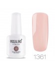 ROSALIND Neon Gel polski 15ML lakier hybrydowy do paznokci Manicure brokat biały Vernis półtrwały do lampy led uv Nail Art podkł