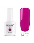 ROSALIND Neon Gel polski 15ML lakier hybrydowy do paznokci Manicure brokat biały Vernis półtrwały do lampy led uv Nail Art podkł