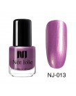 NEE JOLIE 3.5ml Glitter lakier do paznokci Glimmer różowy fioletowy złoty lakier do paznokci Design trwały lakier do paznokci 24