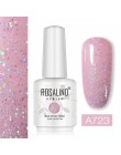 ROSALIND Neon Gel polski 15ML lakier hybrydowy do paznokci Manicure brokat biały Vernis półtrwały do lampy led uv Nail Art podkł