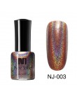 Z domu JOLIE 7.5ml brązowe holograficzny lakier do paznokci błyszczące Rainbow brokat lakier do paznokci Manicure kolorowy lakie