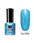 Z domu JOLIE 7.5ml brązowe holograficzny lakier do paznokci błyszczące Rainbow brokat lakier do paznokci Manicure kolorowy lakie
