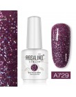ROSALIND Neon Gel polski 15ML lakier hybrydowy do paznokci Manicure brokat biały Vernis półtrwały do lampy led uv Nail Art podkł