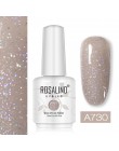 ROSALIND Neon Gel polski 15ML lakier hybrydowy do paznokci Manicure brokat biały Vernis półtrwały do lampy led uv Nail Art podkł