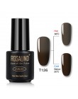 ROSALIND żelowy lakier do paznokci 7ml zmiana temperatury UV kolor Semi Permanent Vernis do paznokci artystyczny manicure usuwan