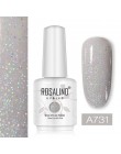 ROSALIND Neon Gel polski 15ML lakier hybrydowy do paznokci Manicure brokat biały Vernis półtrwały do lampy led uv Nail Art podkł