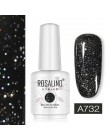 ROSALIND Neon Gel polski 15ML lakier hybrydowy do paznokci Manicure brokat biały Vernis półtrwały do lampy led uv Nail Art podkł