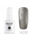 ROSALIND Neon Gel polski 15ML lakier hybrydowy do paznokci Manicure brokat biały Vernis półtrwały do lampy led uv Nail Art podkł