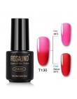 ROSALIND żelowy lakier do paznokci 7ml zmiana temperatury UV kolor Semi Permanent Vernis do paznokci artystyczny manicure usuwan
