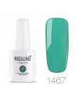 ROSALIND Neon Gel polski 15ML lakier hybrydowy do paznokci Manicure brokat biały Vernis półtrwały do lampy led uv Nail Art podkł